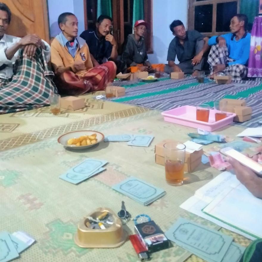Pertemuan Rutin Kelompok Tani Poncomulyo Semaken III